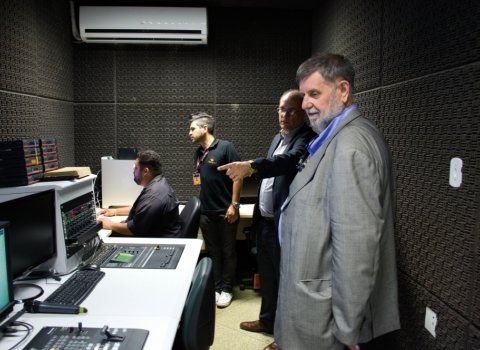 Vice-governador de RO apresenta estúdio de transmissão do projeto \\\\\\\\